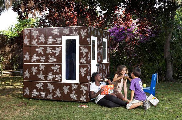 Casita de jardÃn para niños casaforum smartplayhouse Creativo cabaña Tela