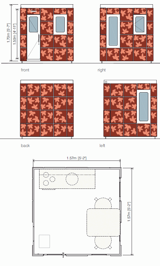 Outdoor playhouse drawings