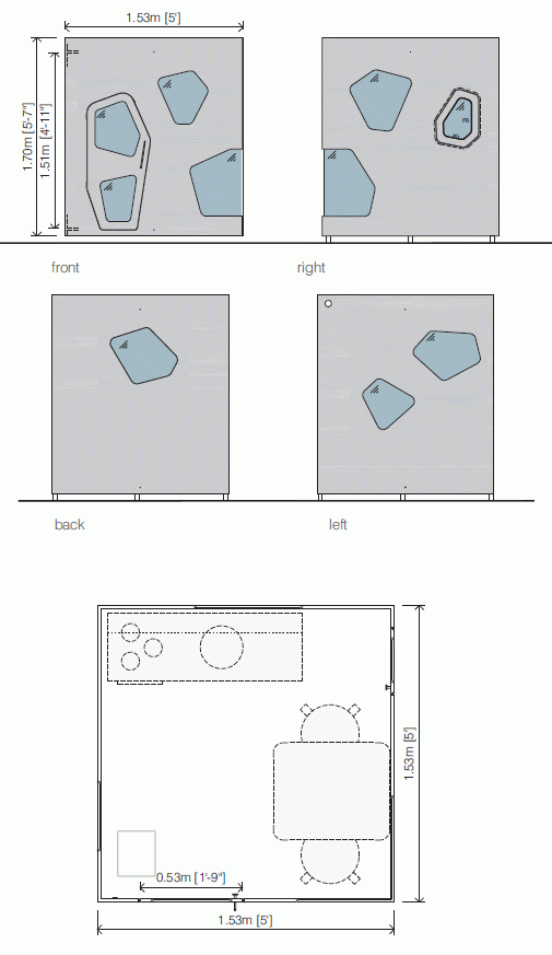 Outdoor playhouse drawings