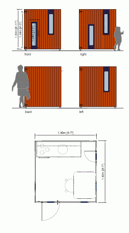 Wooden playhouse drawings Hobikken mini