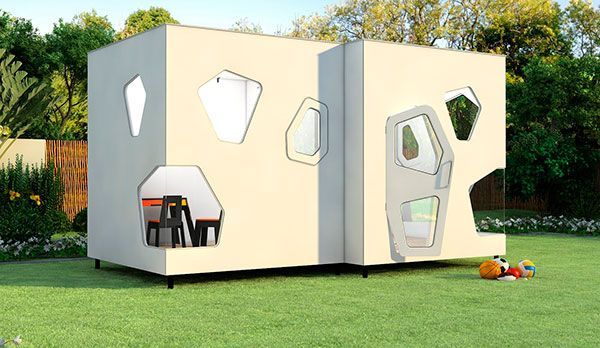Cabaña para niños kyoto twin smartplayhouse Creativo cabaña Tela