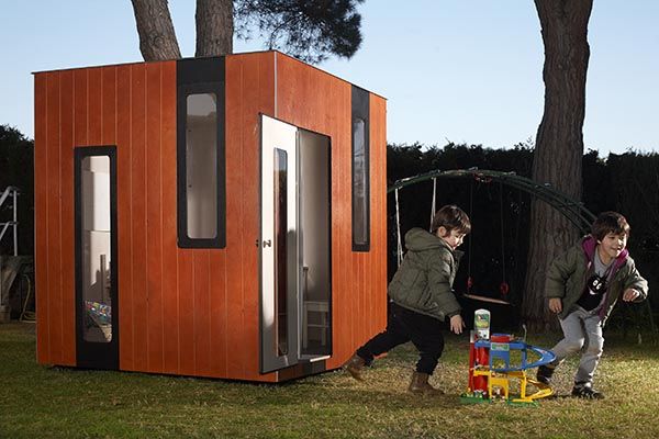 cabane en bois pour enfants