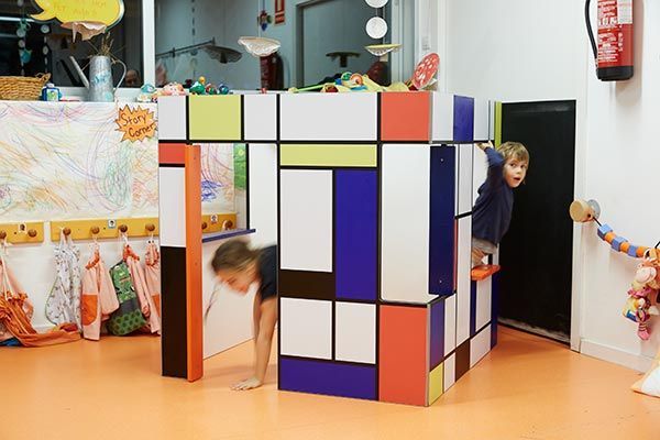 Modern playhouse for restaurant