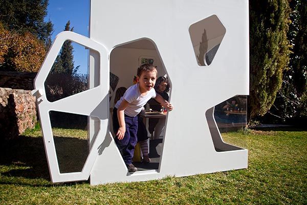 Outdoor playhouse for kids